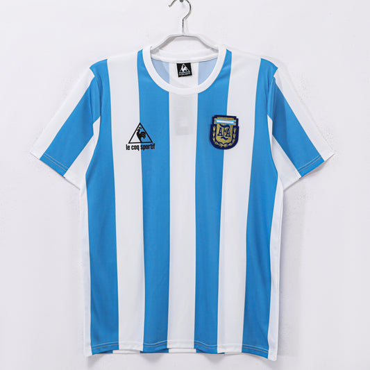 Maillot de Football Rétro Domicile Argentine 1986