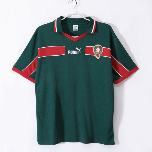 Camiseta de fútbol retro Marruecos 1998 (local)