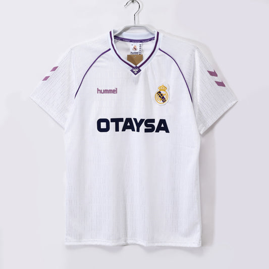 Camiseta retro de fútbol del Real Madrid 1990-1992