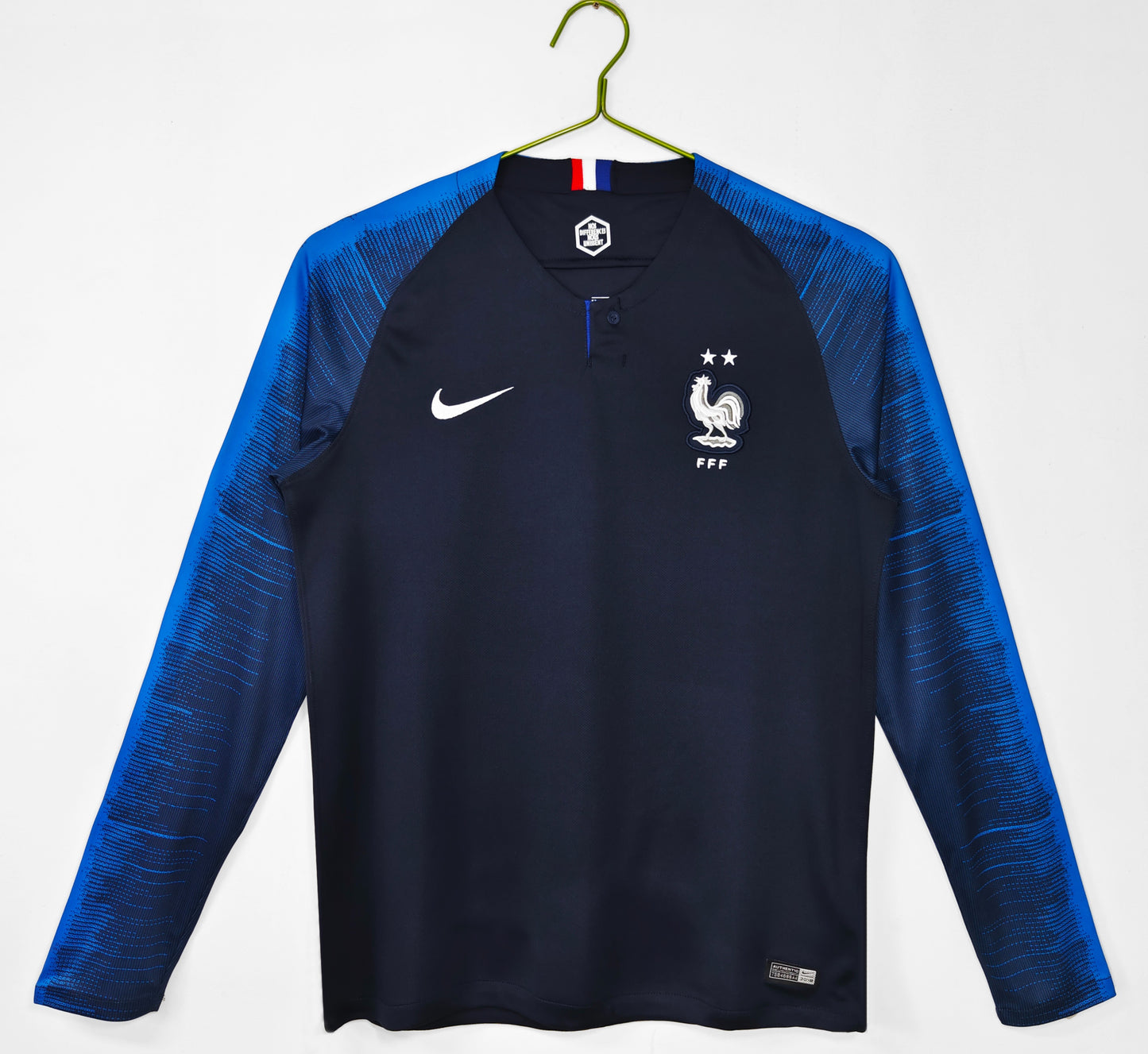 France 2018 World Cup Home Long Sleeve Jersey