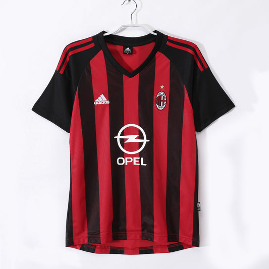 Camiseta de fútbol retro del AC Milan 2002-2003 de local