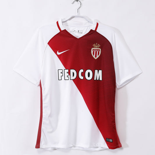 Camiseta de fútbol retro del Mónaco 2016-2017 para la Liga de Campeones local