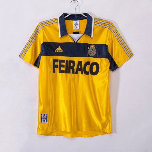Deportivo La Coruña 1999-2000 Second Away Gold Retro Football Shirt