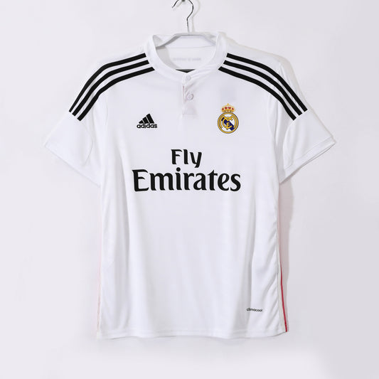 Camiseta retro de fútbol local del Real Madrid 2014-2015