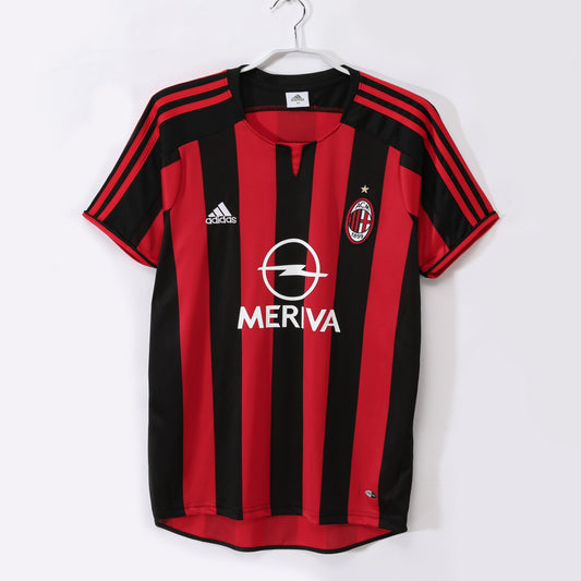 Camiseta de Fútbol Retro Local AC Milan 2003-2004