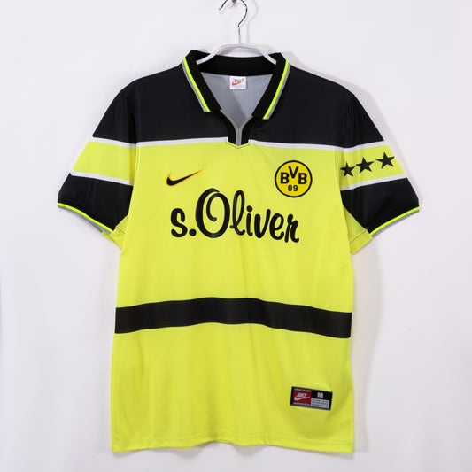 Maillot de football rétro domicile Borussia Dortmund 1997