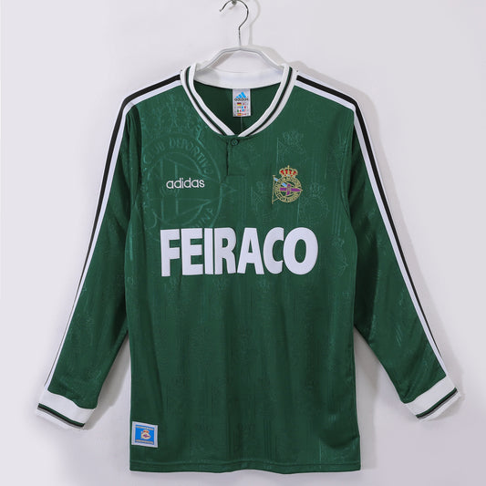 Deportivo La Coruña 1999-2000 Away Green Long Sleeve Jersey