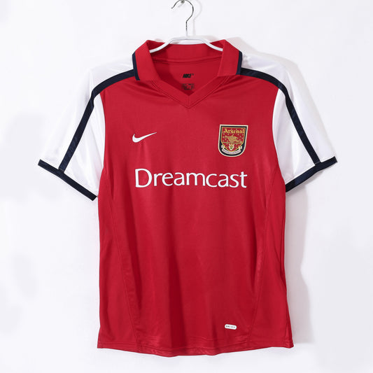 Camiseta de fútbol retro del Arsenal 2001-2002 (local)