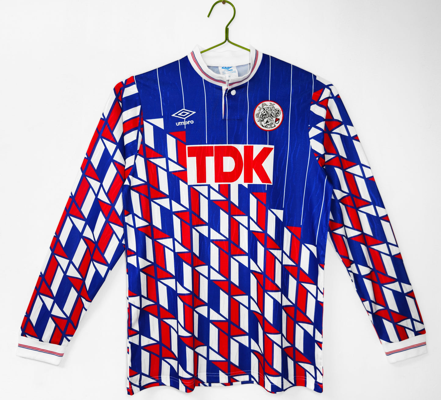 Maillot extérieur Ajax 1989-1990 manches longues