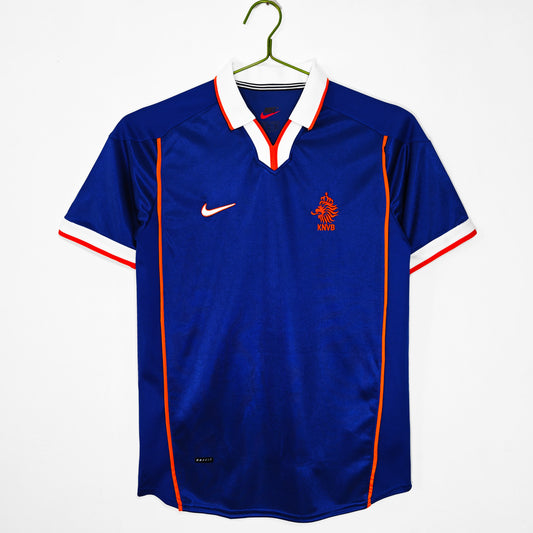 Países Bajos 1998-1999 Camiseta Azul de Visitante