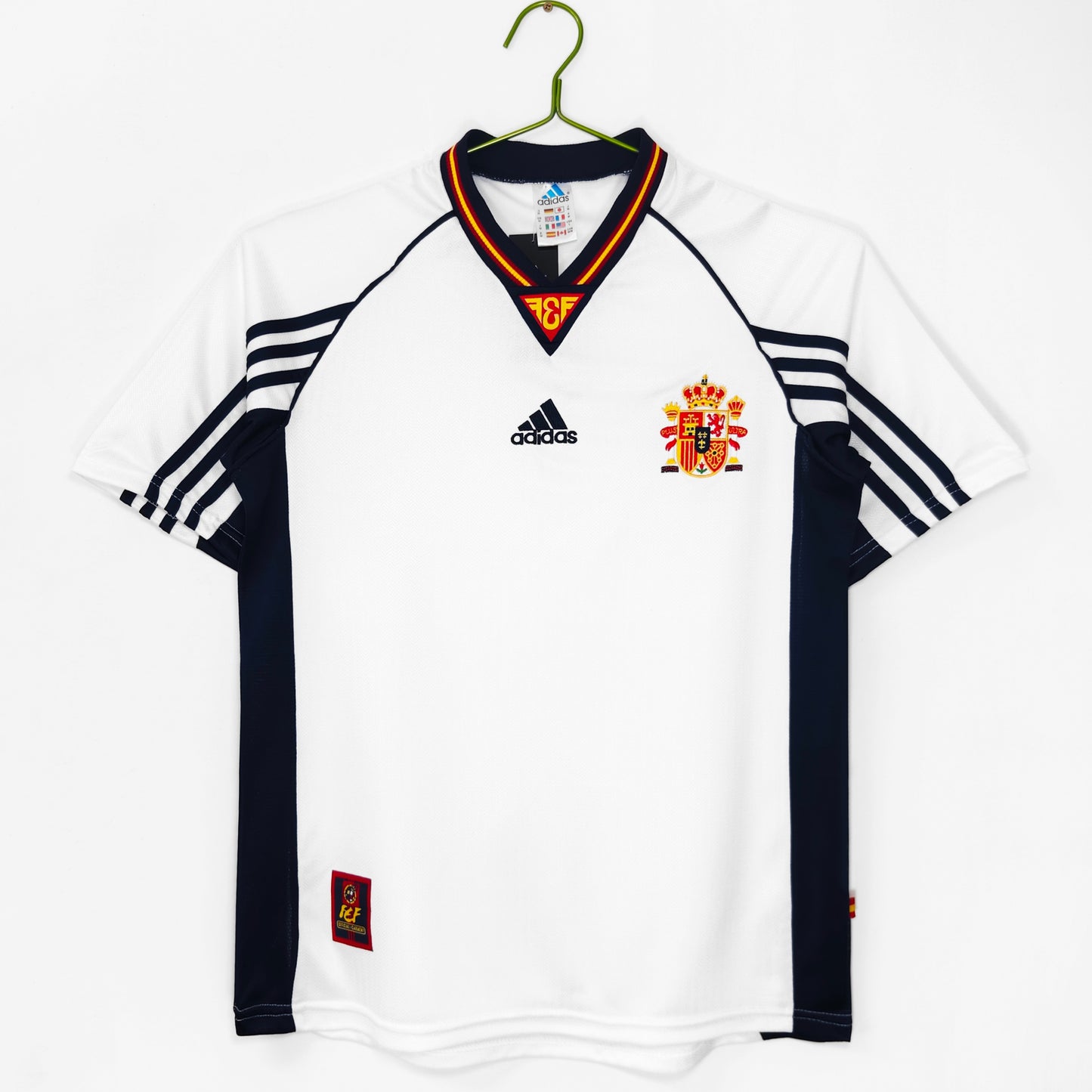 España 1998 Camiseta Visitante Blanca