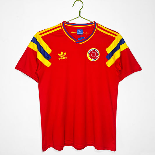 Colombia 1990 Away Red Jersey