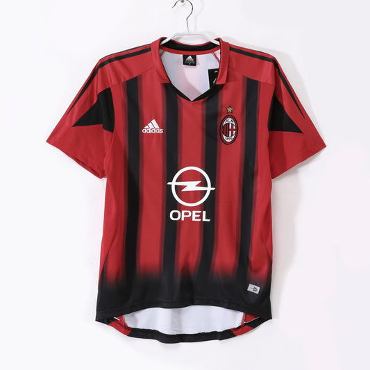 Camiseta de fútbol retro de local AC Milan 2004-2005