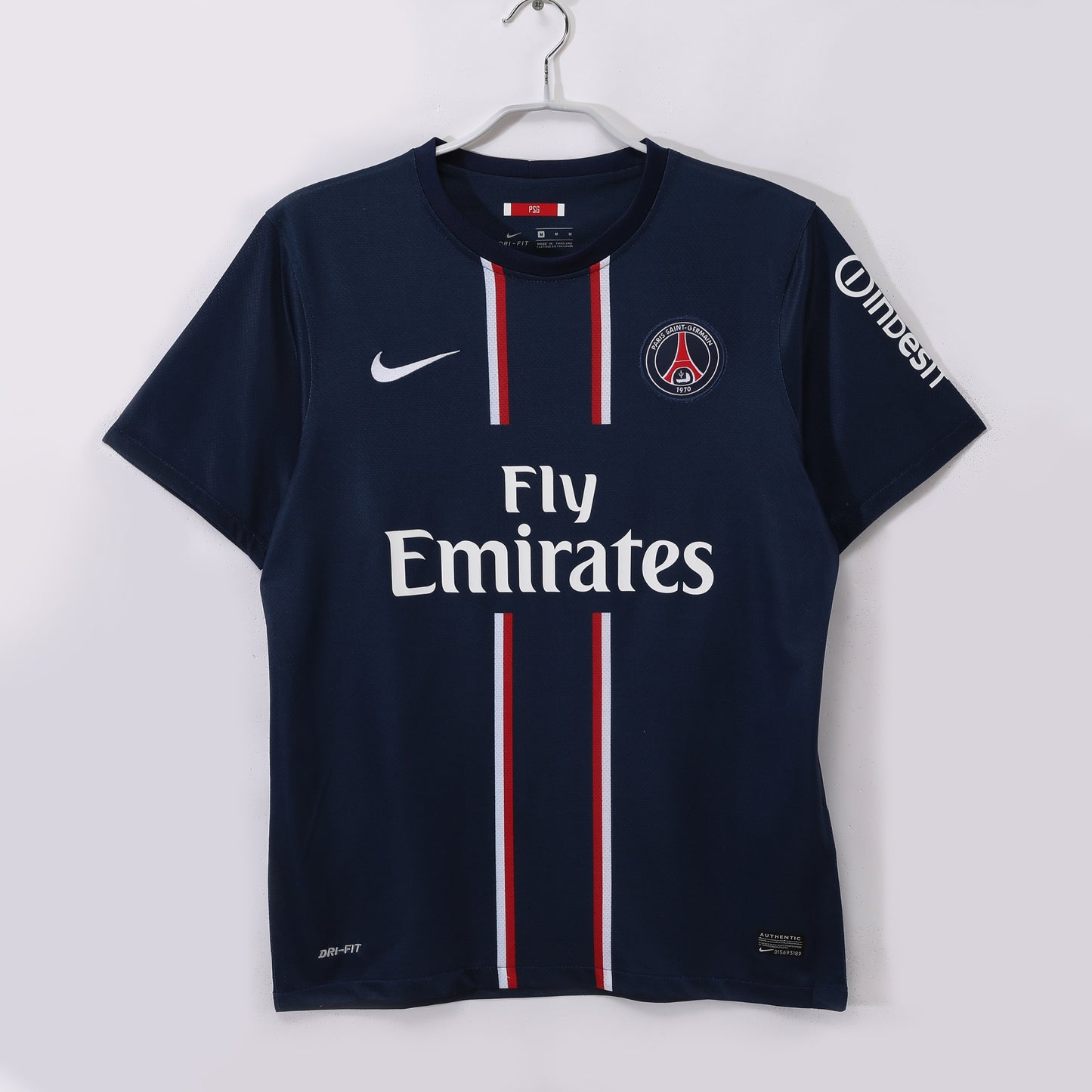 Camiseta retro de fútbol local del Paris Saint-Germain 2012-2013