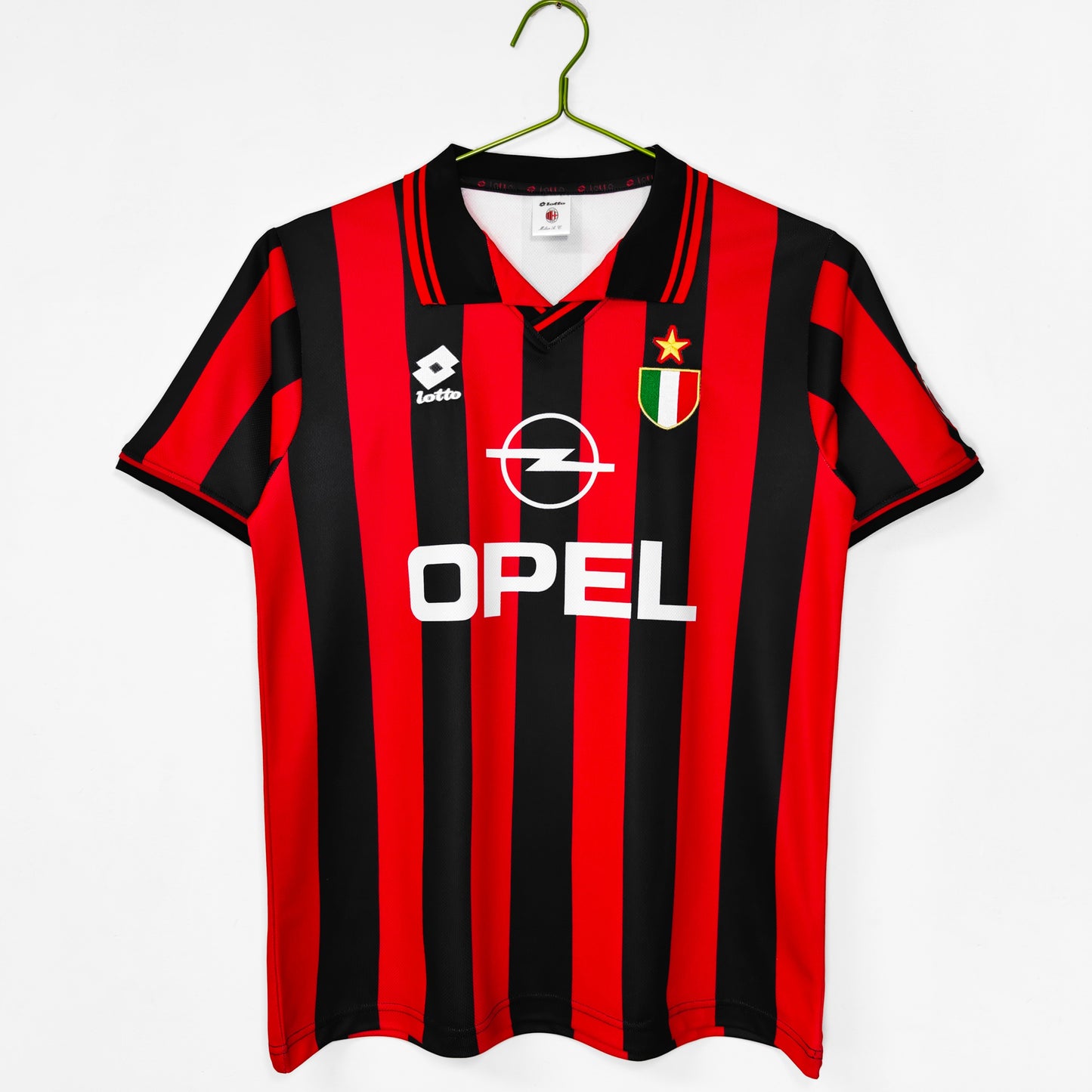 AC Milan 1996-1997 Home Retro Football Shirt