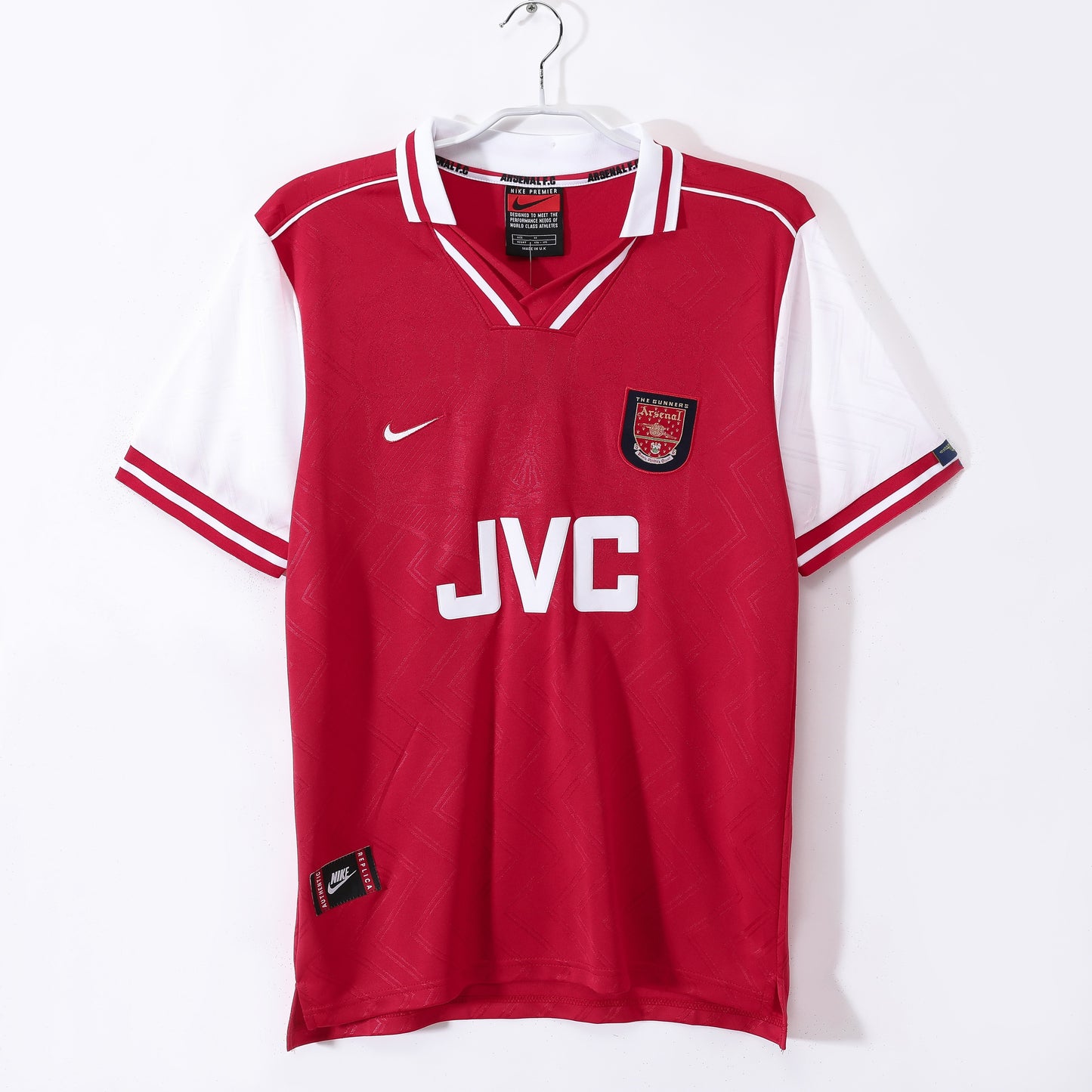 Maillot de football rétro domicile Arsenal 1996-1997