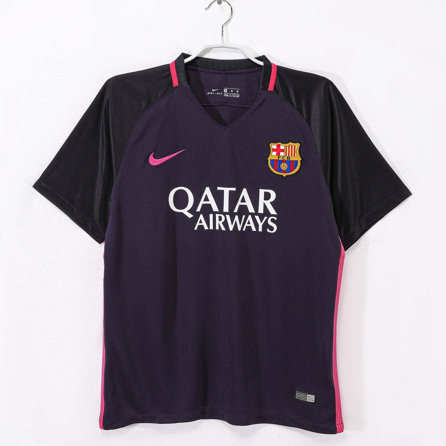 Barcelona 2016-2017 Away Purple Retro Football Shirt