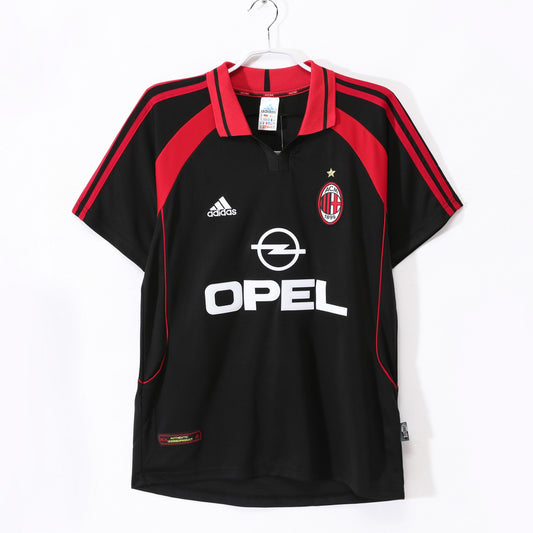 Camiseta retro de fútbol AC Milan 2000-2001, segunda equipación de visitante