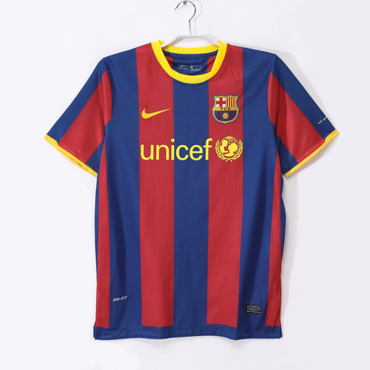 Barcelona 2010-2011 Home Retro Football Shirt