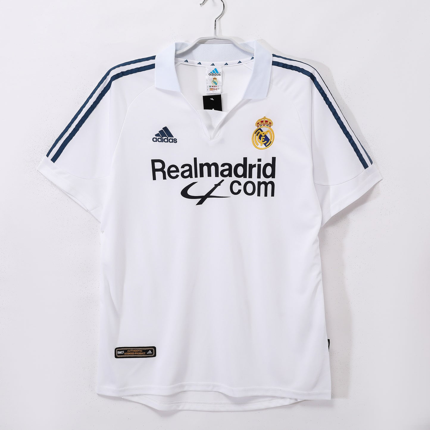 Real Madrid 2001-2002 Home Retro Football Shirt