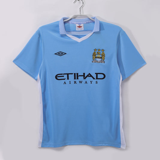 Maillot de football rétro domicile Manchester City 2011-2012