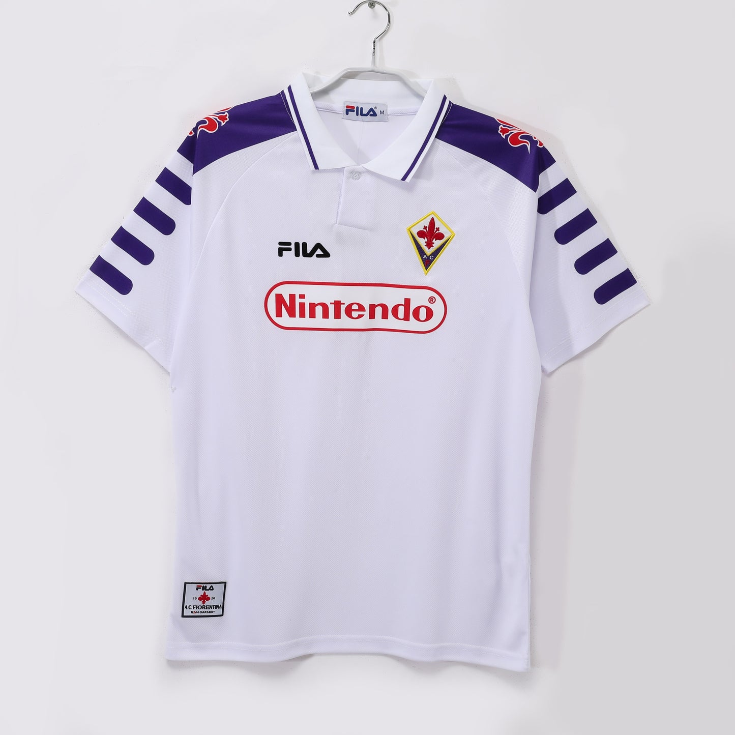 Fiorentina 1998-1999 Away Retro Football Shirt