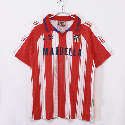 Atletico Madrid 1995-1996 Home Retro Football Shirt