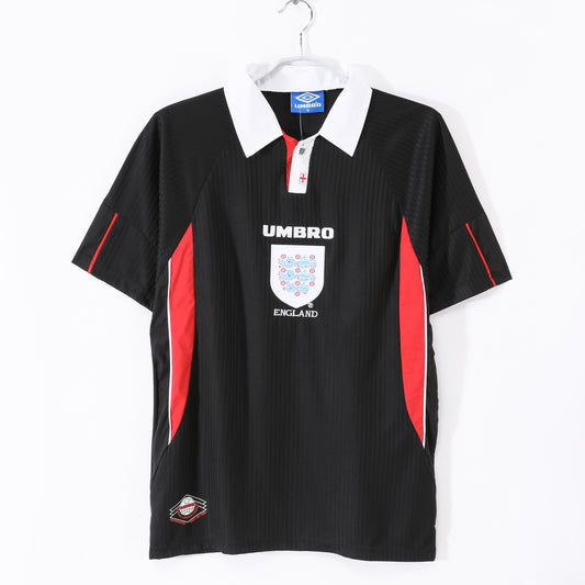 England 1998 Second Away Black Jersey