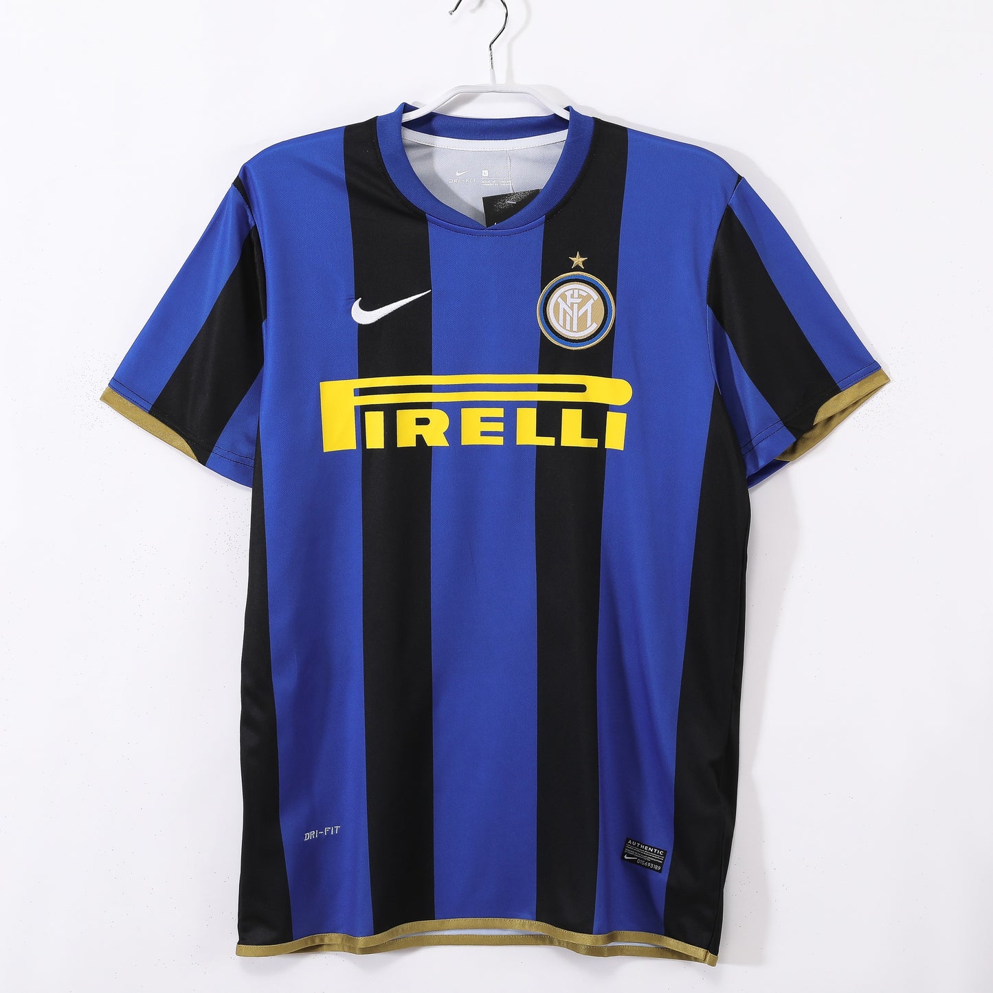 Camiseta retro de fútbol local del Inter de Milán 2008-2009