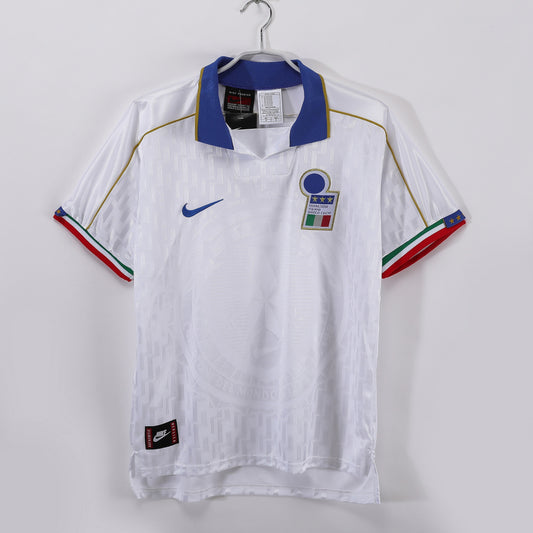 Camiseta Blanca de Visitante Italia 1995