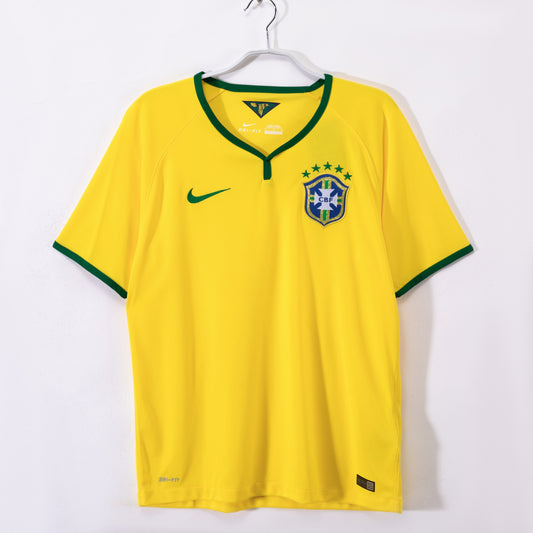 Brazil 2014 Home Retro Football Shirt