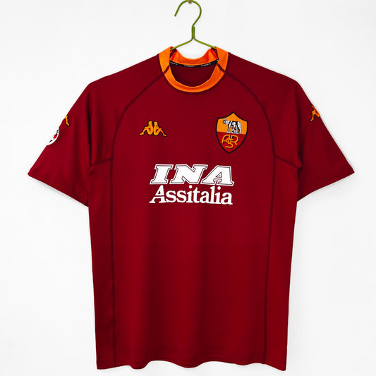 Camiseta local de la Roma 2001-2002