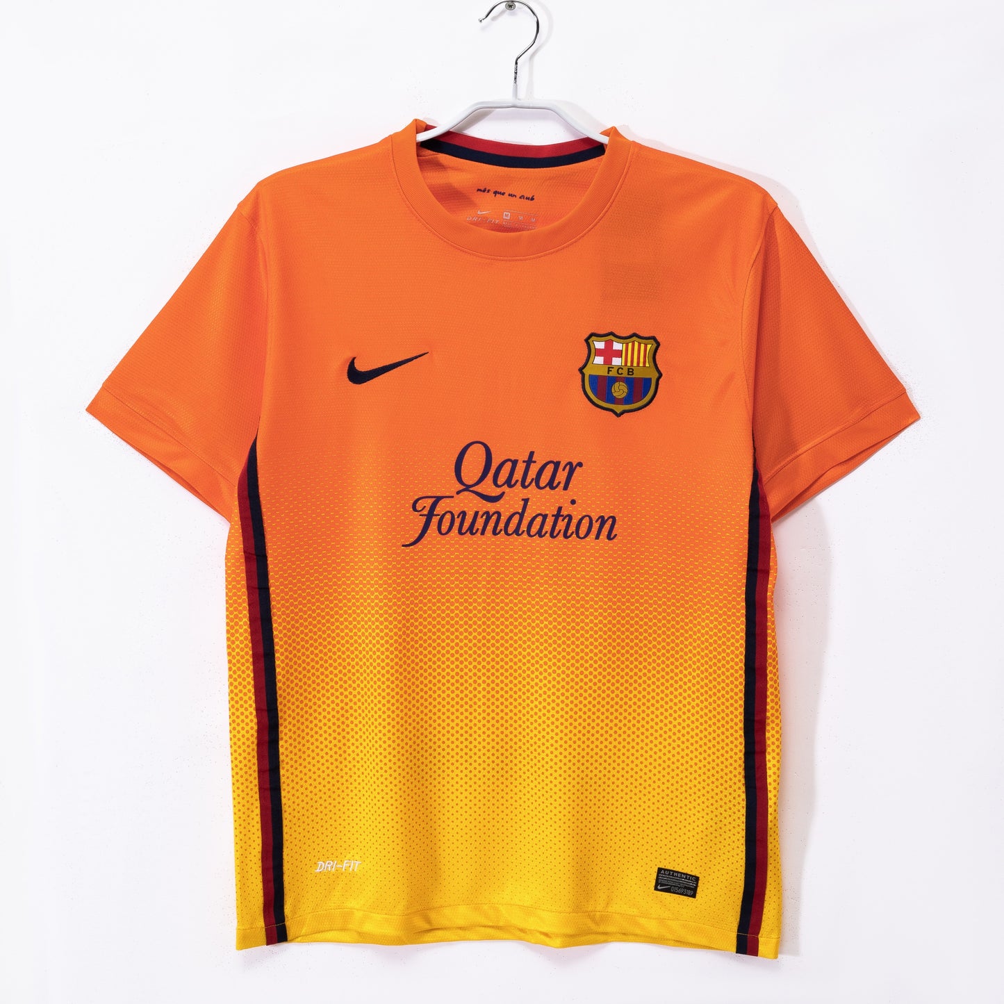 Barcelona 2012-2013 Away Orange Retro Football Shirt