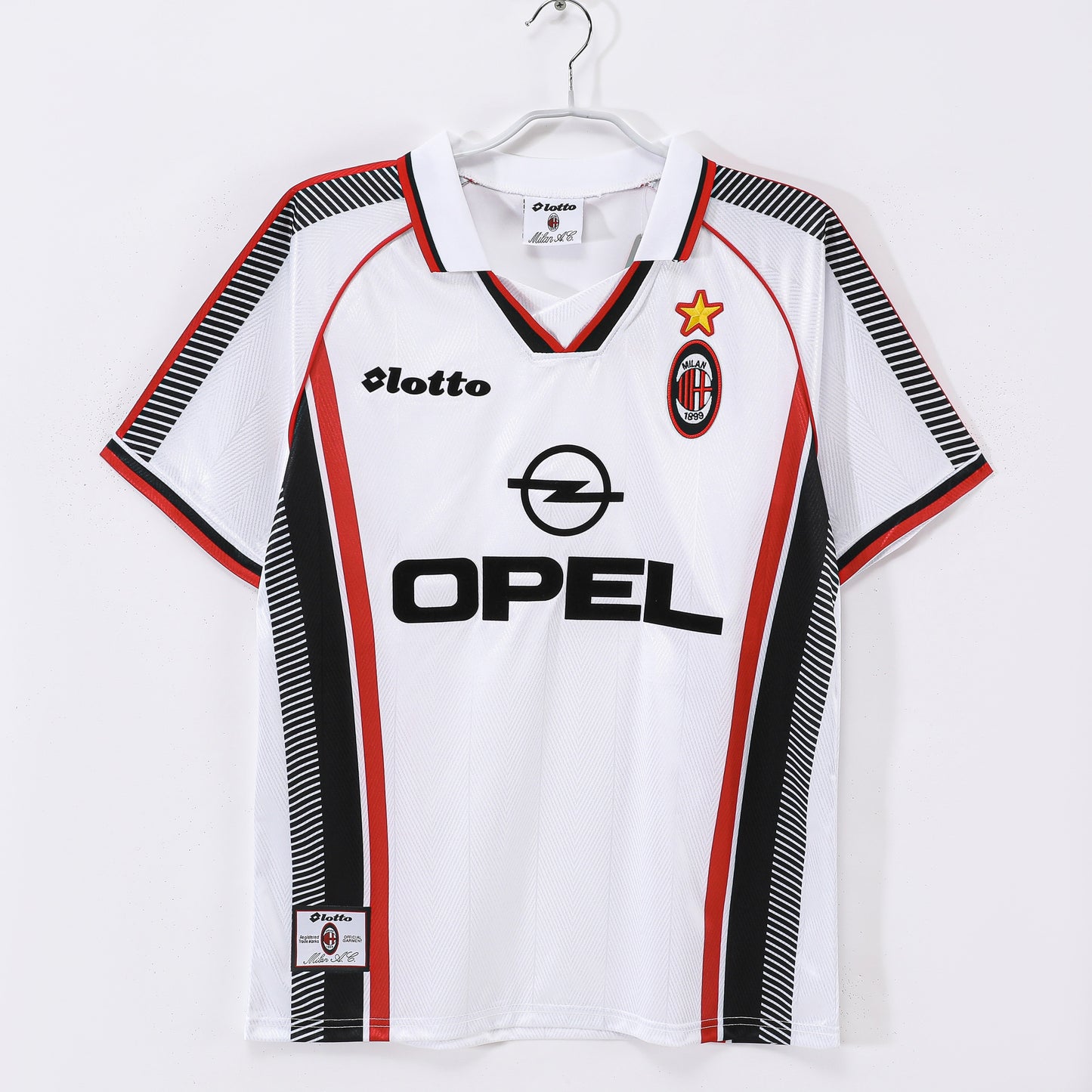 AC Milan 1997-1998 Away White Jersey