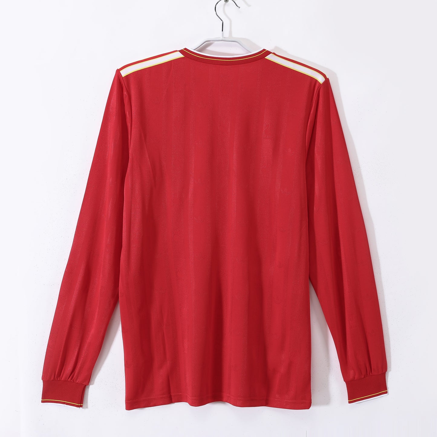 Maillot de football rétro domicile à manches longues Liverpool 1986-1987