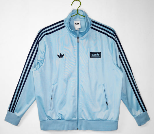 Chaqueta de chándal azul Adidas Oasis Firebird