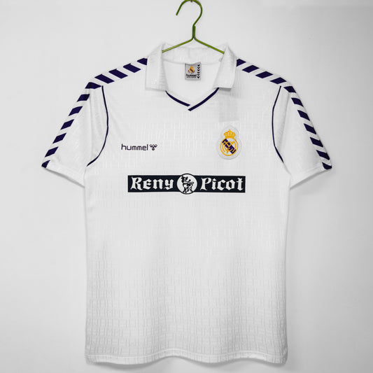 Camiseta local del Real Madrid 1988-1990
