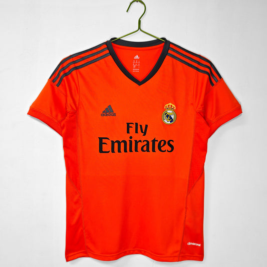 Camiseta Naranja de Visitante del Real Madrid 2013-2014