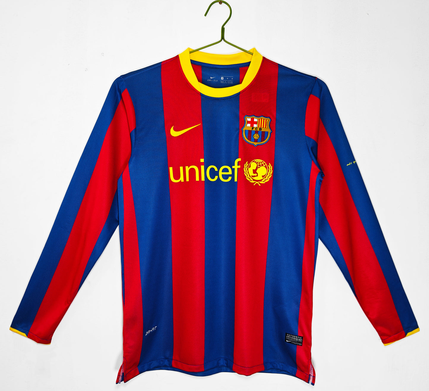 Maillot domicile manches longues Barcelone 2010-2011