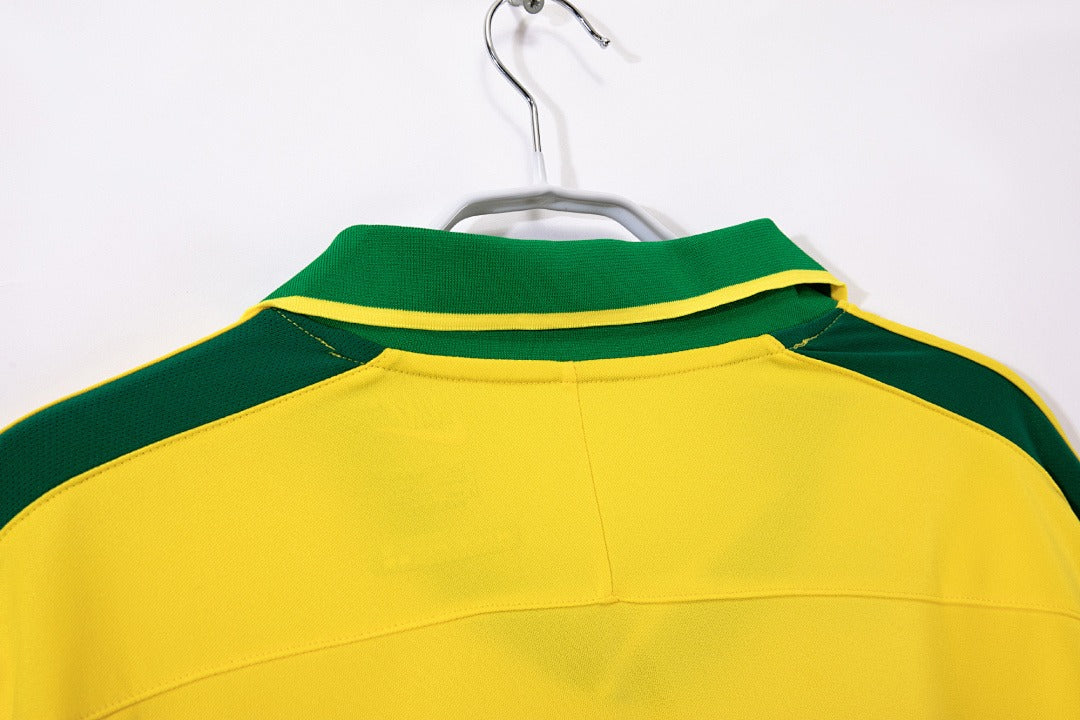 Brazil 1997 Home Retro Football Shirt