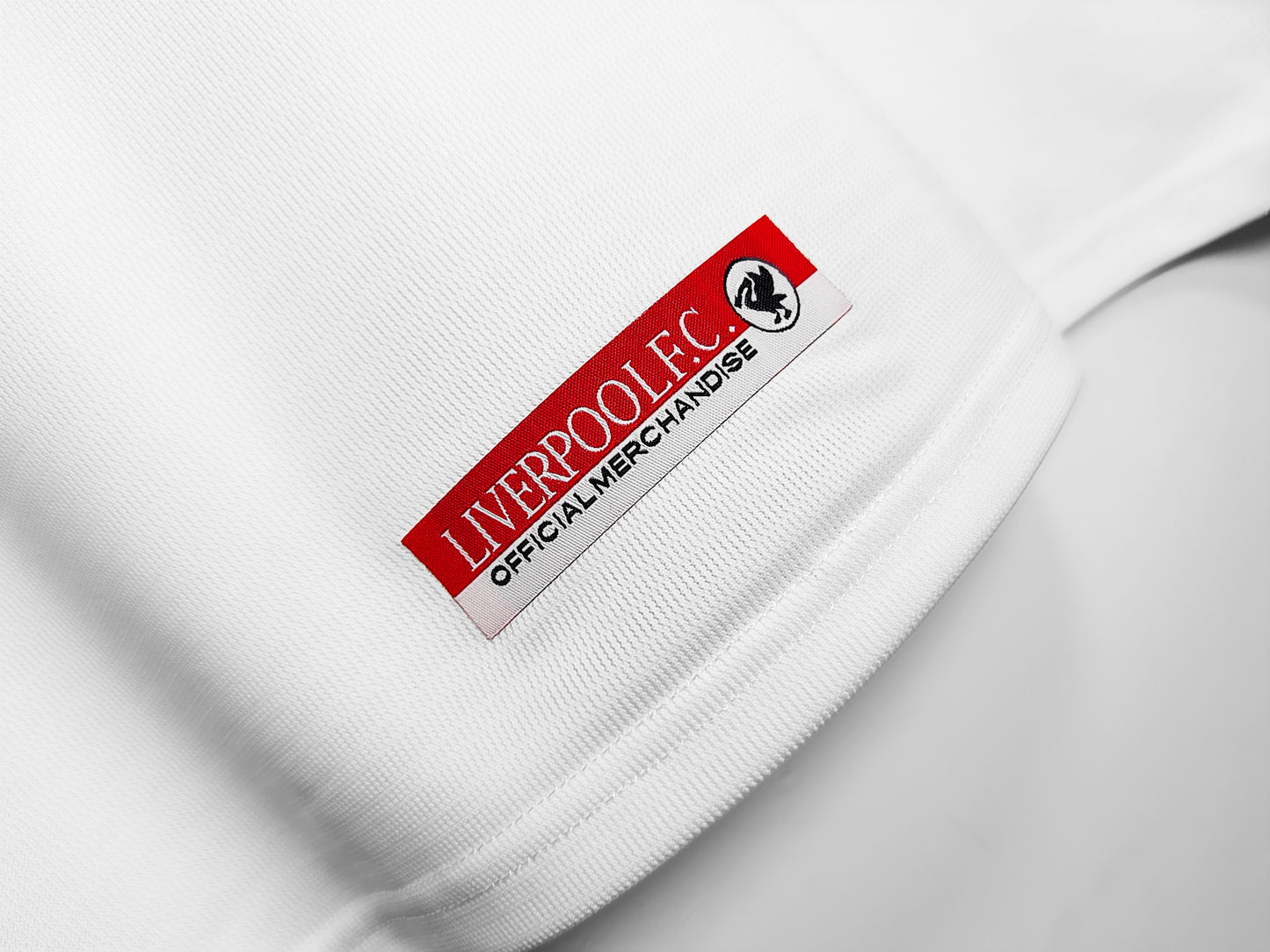 Maillot Extérieur Liverpool 1998 Blanc Manches Longues