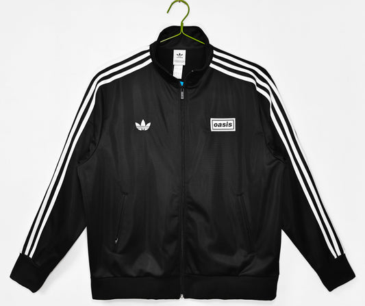 Chaqueta de chándal negra Adidas Oasis Firebird