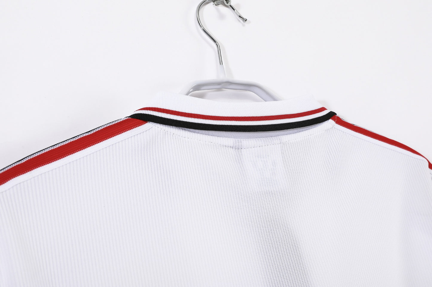 Maillot de football rétro blanc extérieur Manchester United 1998-1999