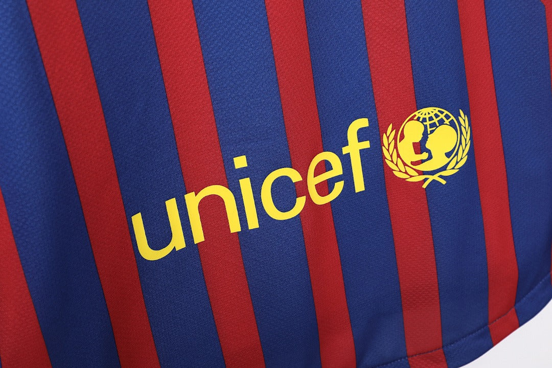 Barcelona 2011-2012 Home Retro Football Shirt