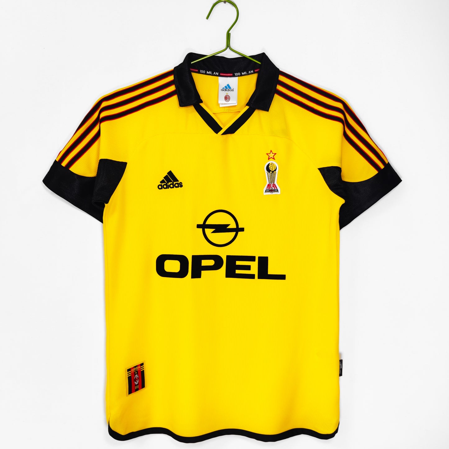 AC Milan 1999-2000 Away Yellow Jersey