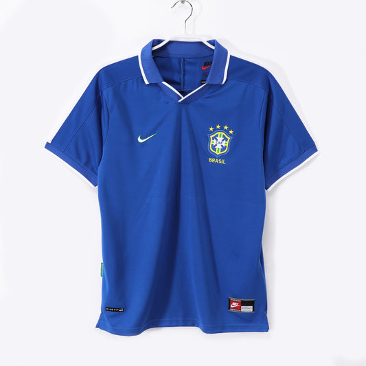 Maillot extérieur bleu Brésil 1997