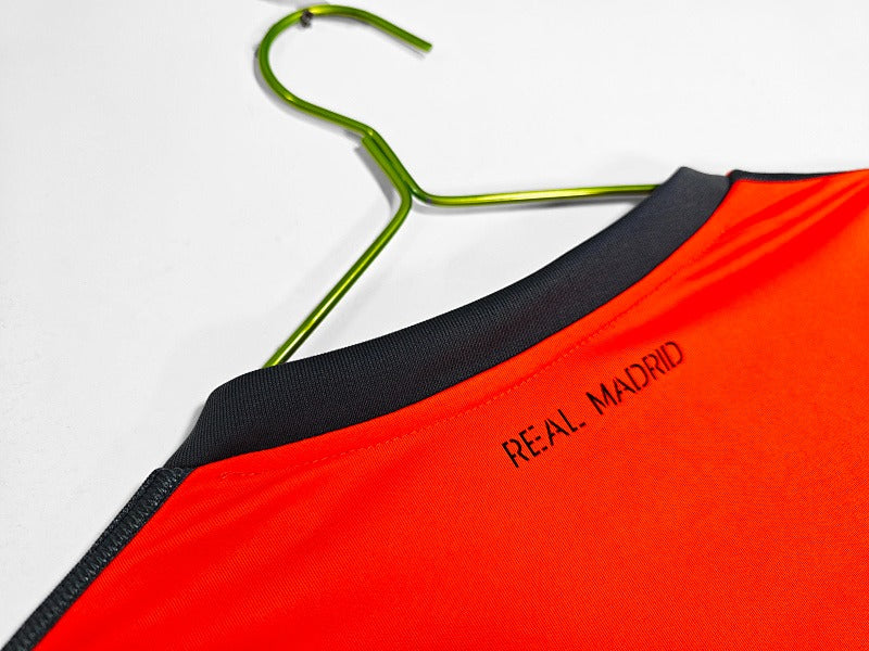 Camiseta Manga Larga Naranja Segunda Equipación Real Madrid 2013-2014
