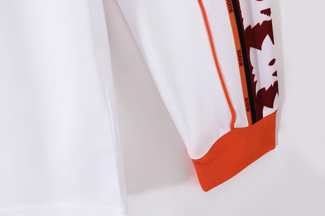 Camiseta Retro de Fútbol Manga Larga Visitante Roma 1998-1999