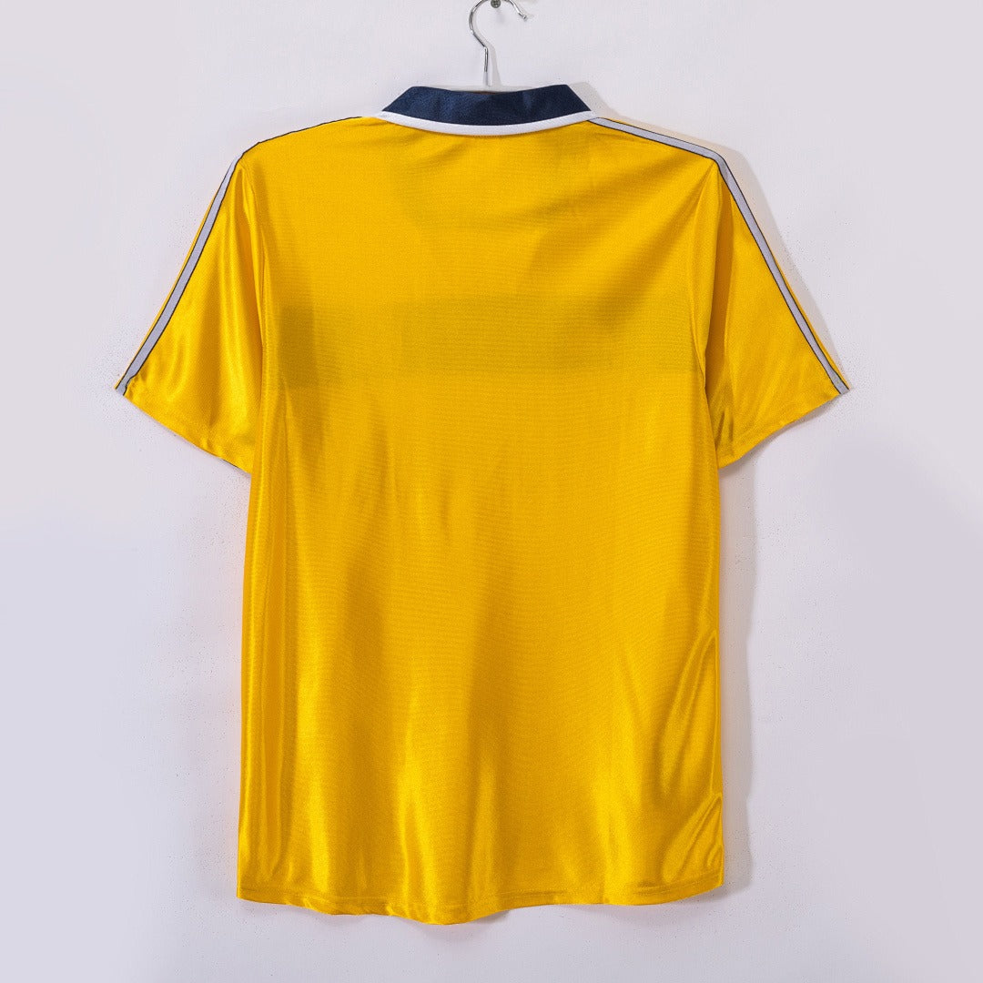Deportivo La Coruña 1999-2000 Second Away Gold Retro Football Shirt