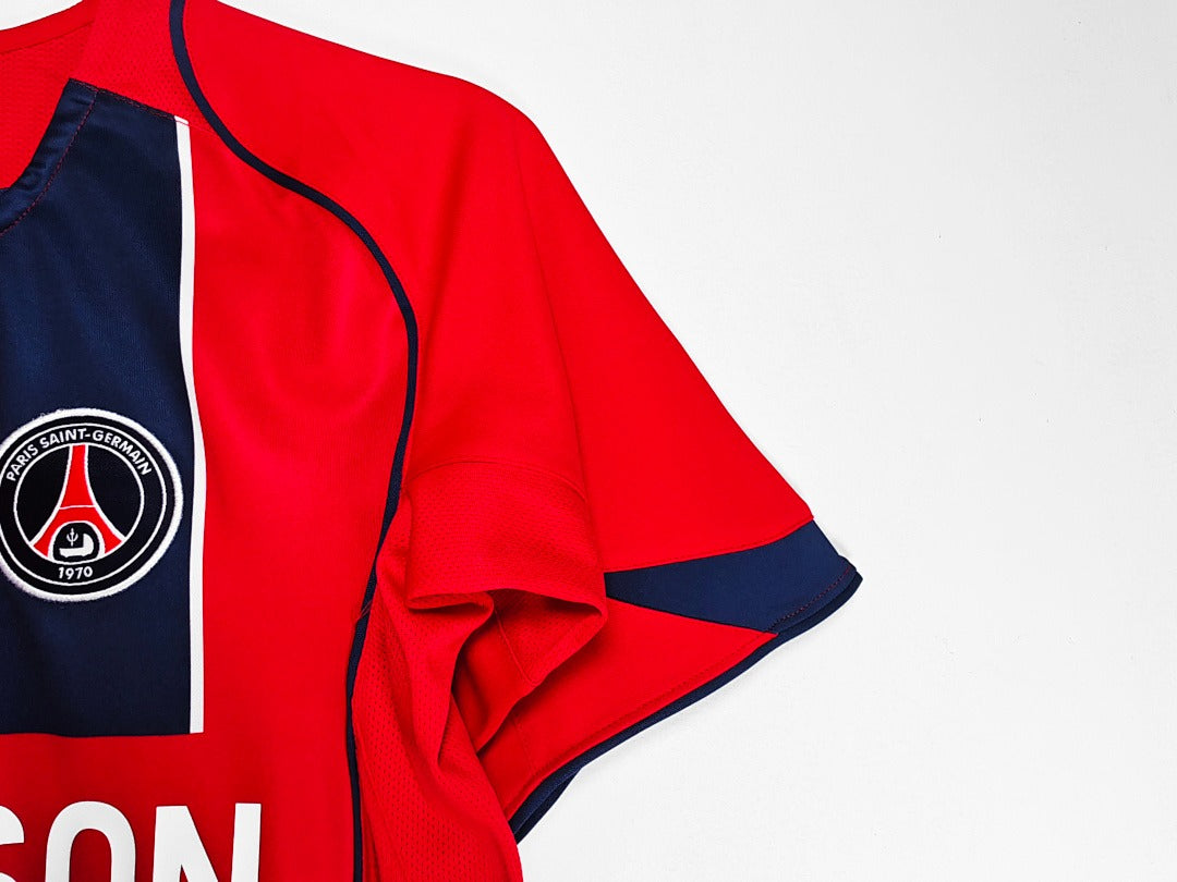 Maillot Extérieur Rouge Paris Saint-Germain 2004-2005